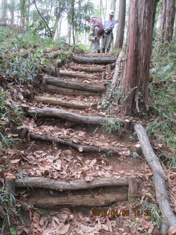 中の谷への階段補修.JPG