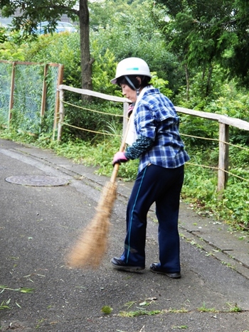 歩道の清掃.JPG